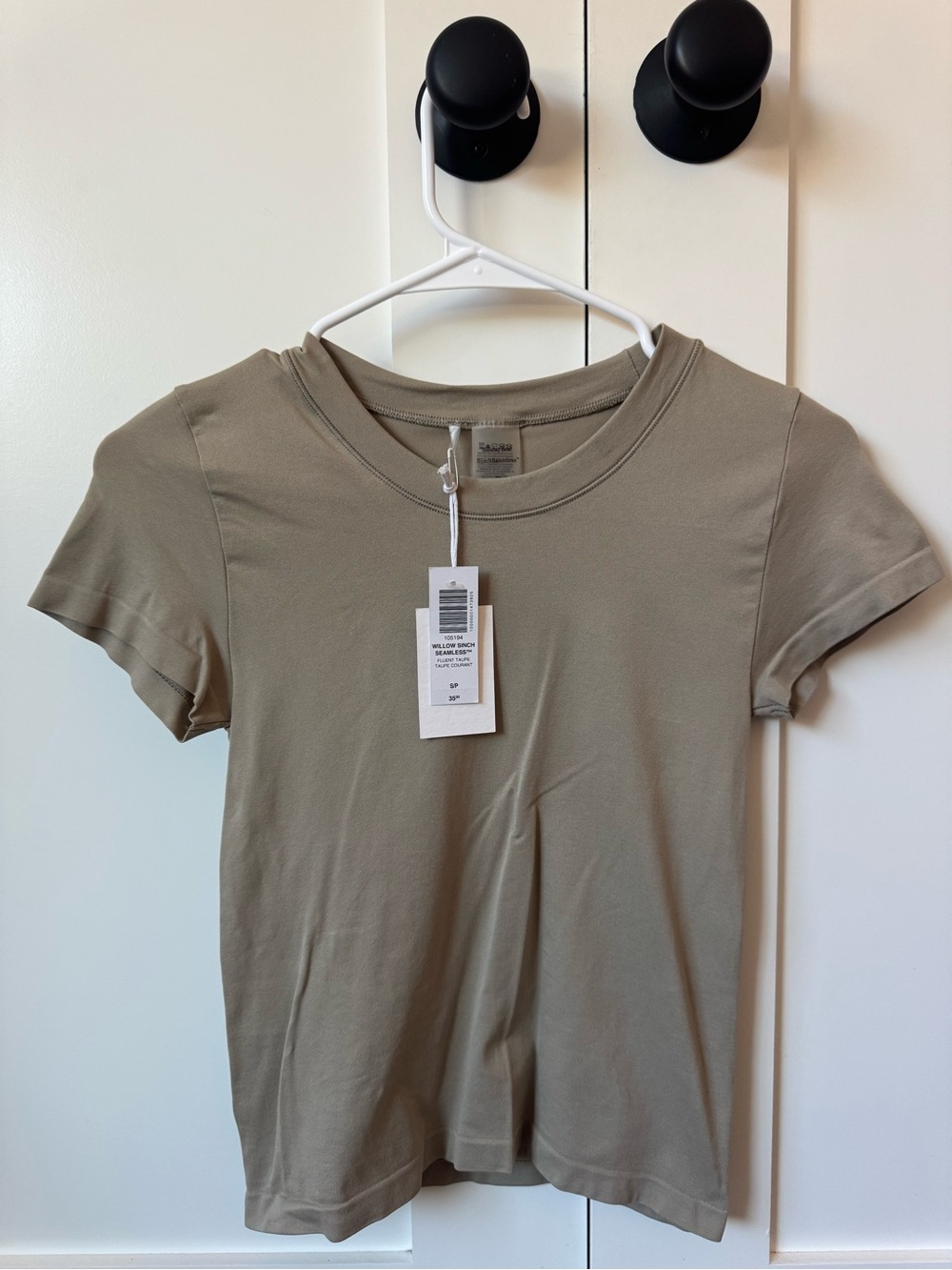 Sunday Best Willow SinchSeamless T-Shirt — Taupe
